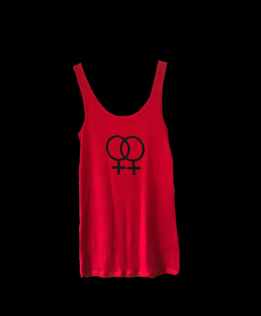 Gender Symbol Red Tank