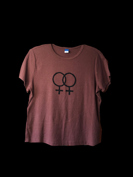 Gender Symbol Burgundy Short