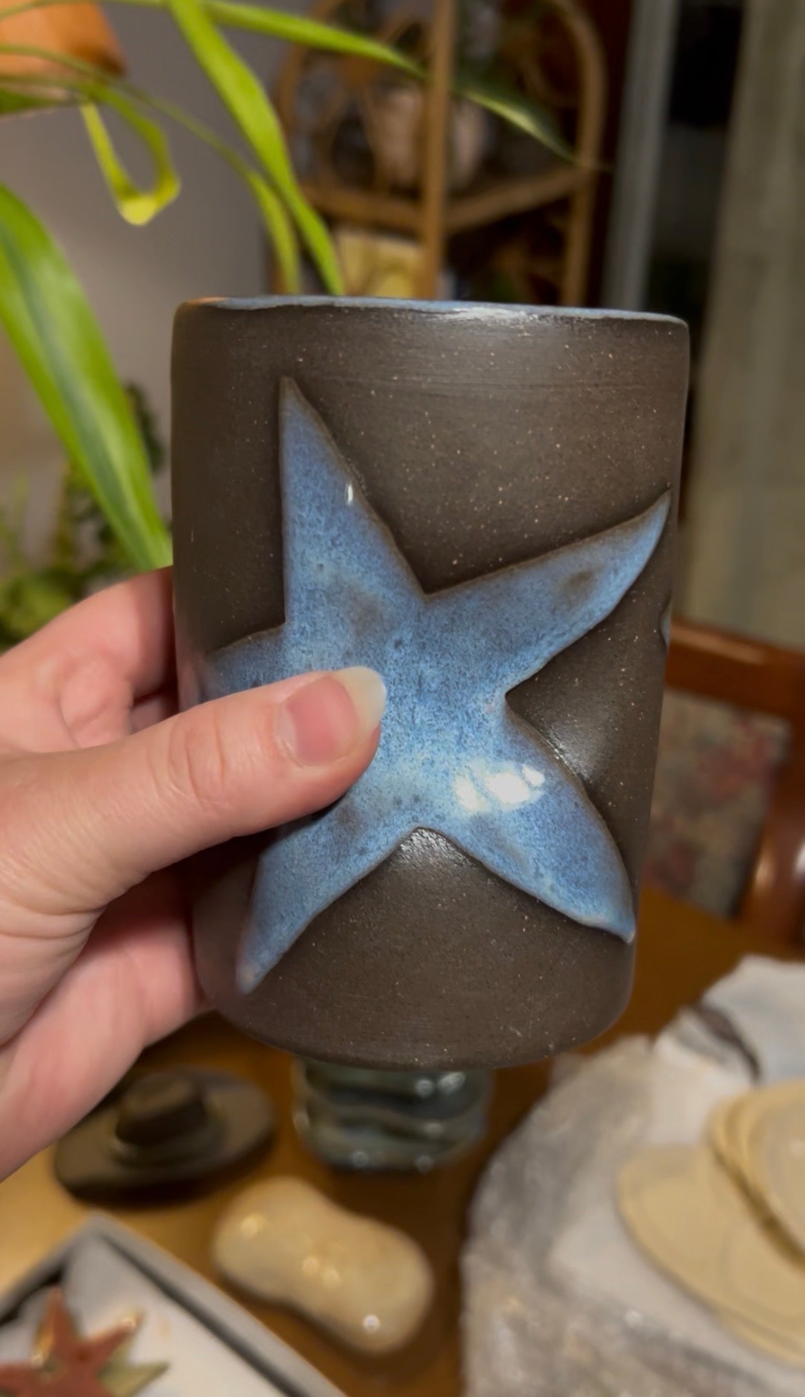 Glacier Star Mug on Brown